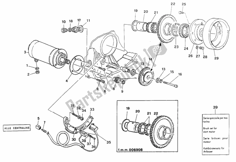 Todas las partes para Generador - Motor De Arranque de Ducati Supersport 900 SS USA 1991